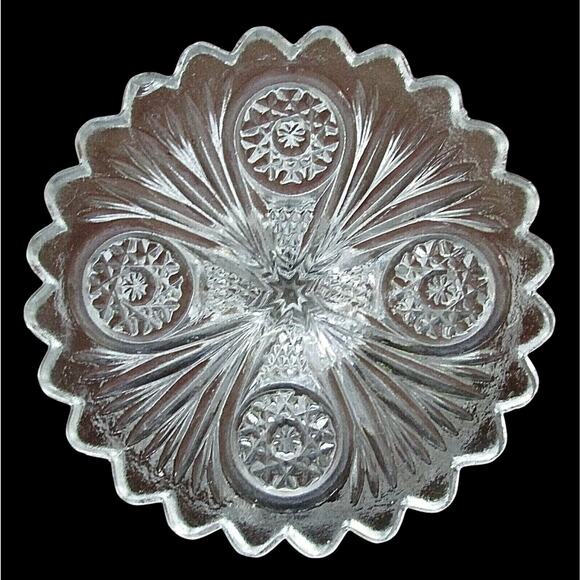Antique Imperial Glass Company 2 compote bowls | No 505 Bellaire pattern | EUC - Picture 4 of 5
